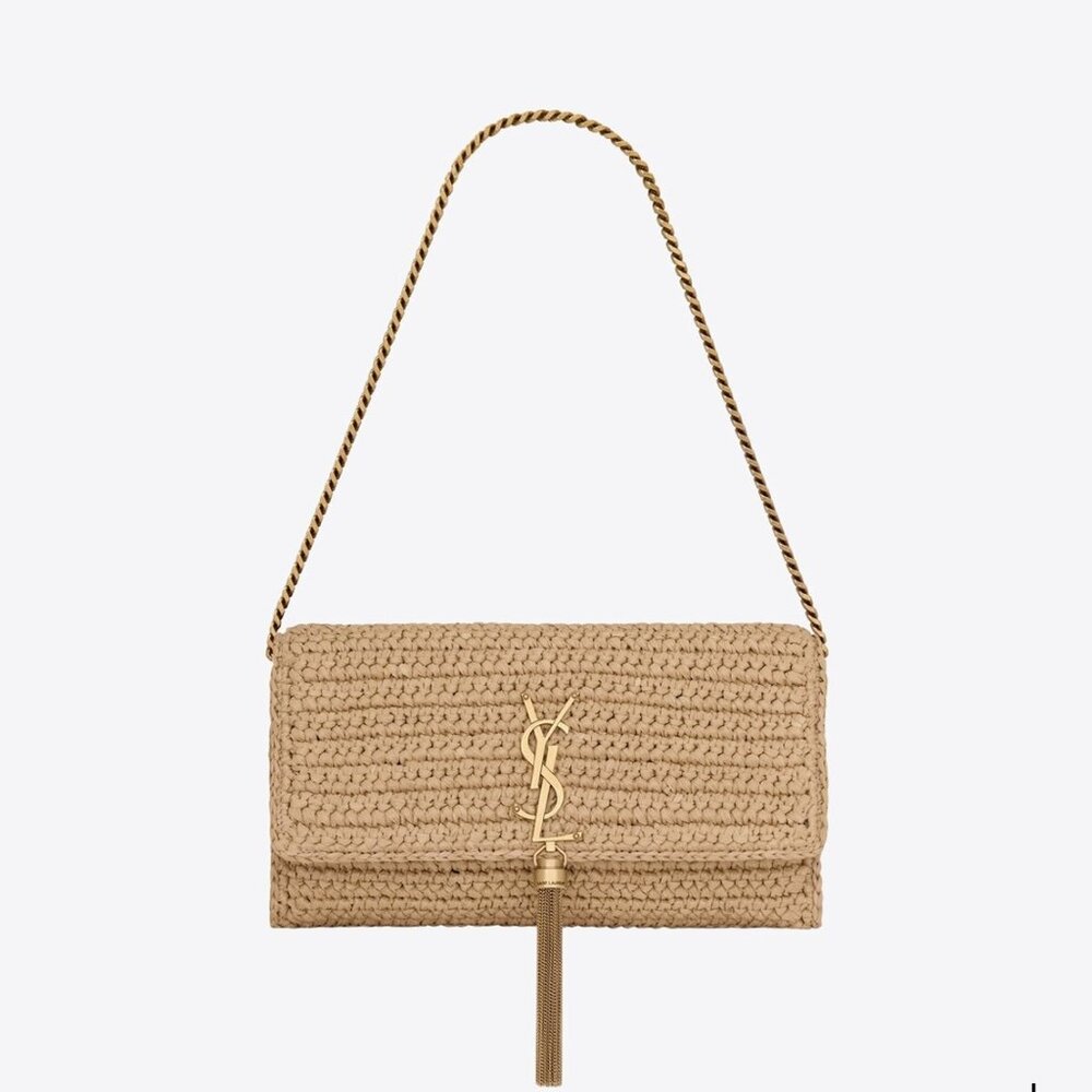 KATE 99 TASSEL IN RAFFIA YSL Bag